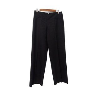 Elie Tahari Womens Dress  6 100% Wool Black Wide Leg Career Workwear